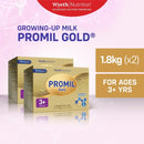 PROMIL GOLD FOUR Powdered Milk Drink for Pre-Schoolers 3 to 5 Years Old 3.6kg (1.8kg - Pack of 2)