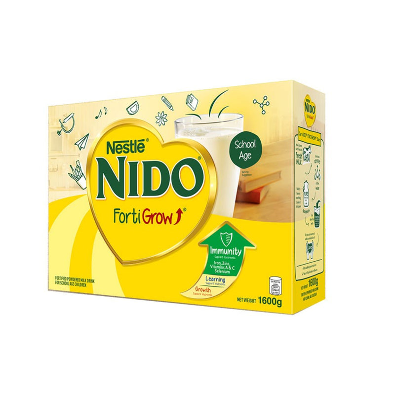 NIDO FORTIGROW Fortified Powdered Milk Drink 1.6kg - Pack of 2