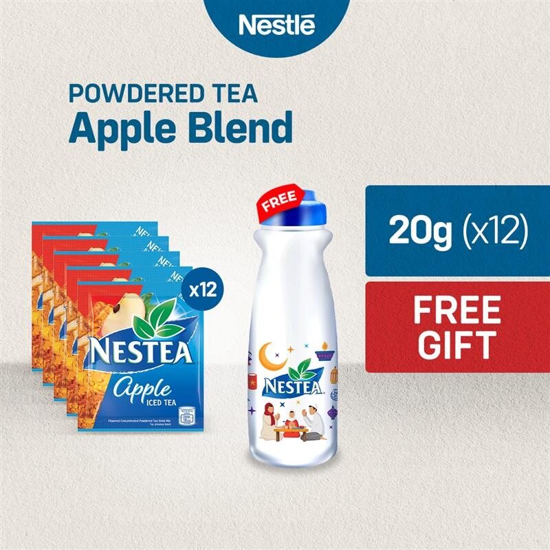 [FREE RAMADAN PITCHER] Nestea Apple Blend Iced Tea 20g - Pack of 12