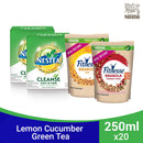 NESTEA Cleanse Powdered Green Tea with Fiber 250ml - Pack of 20 Adult Nutrition Bundle