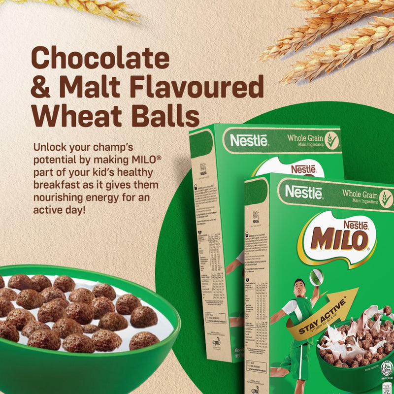 MILO Breakfast Cereals-Kids 330g - Pack of 2