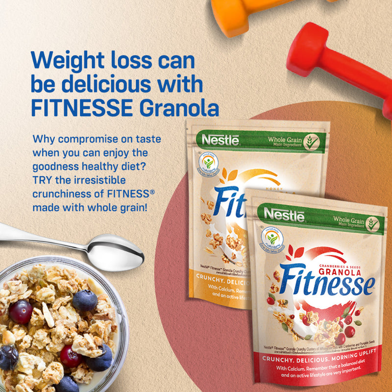 Fitnesse Granola Cranberry and Pumpkin Seeds Breakfast Cereal 300g - Pack of 3