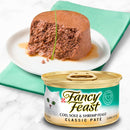 FANCY FEAST Classic Cod, Sole & Shrimp Adult Wet Cat Food - 85g x24