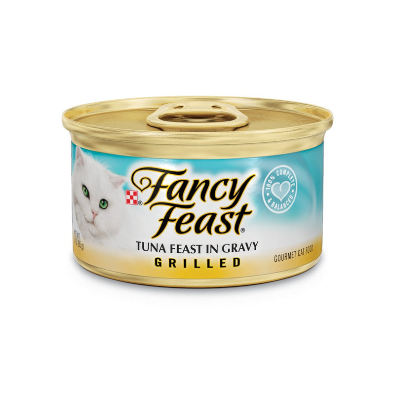 FANCY FEAST Grilled Tuna Feast Adult Wet Cat Food - 85g x24