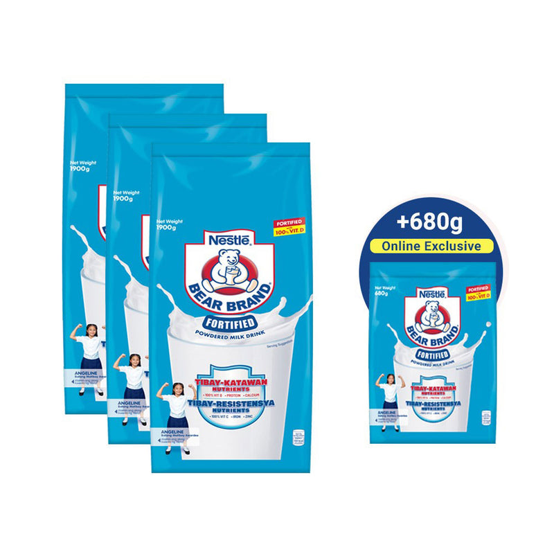 BEAR BRAND Fortified Powdered Milk Drink 1.9kg