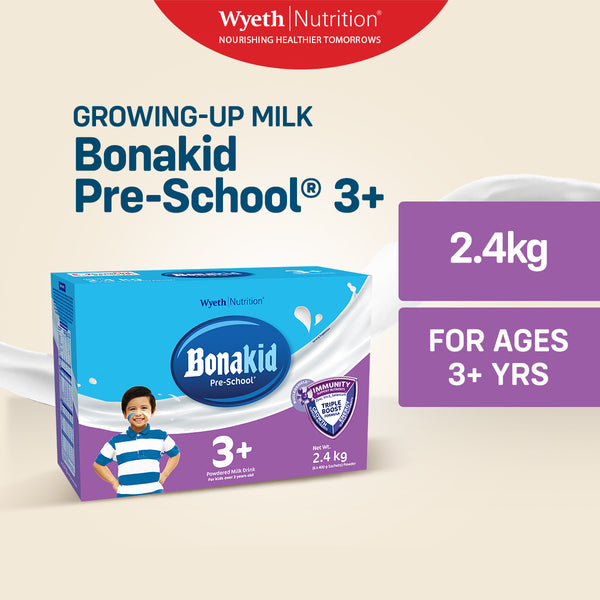 Bonakid Pre-School 3+ Powdered Milk Drink for Children Over 3 Years Old 2.4kg