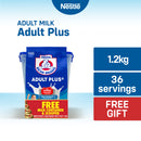 BEAR BRAND Adult Plus 1.2kg Powdered Milk Drink + FREE MILK CONTAINER