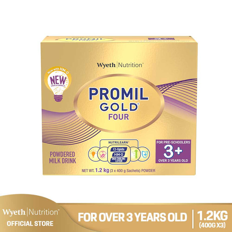 PROMIL GOLD FOUR Powdered Milk Drink for Pre-Schoolers 3 to 5 Years Old 1.2kg