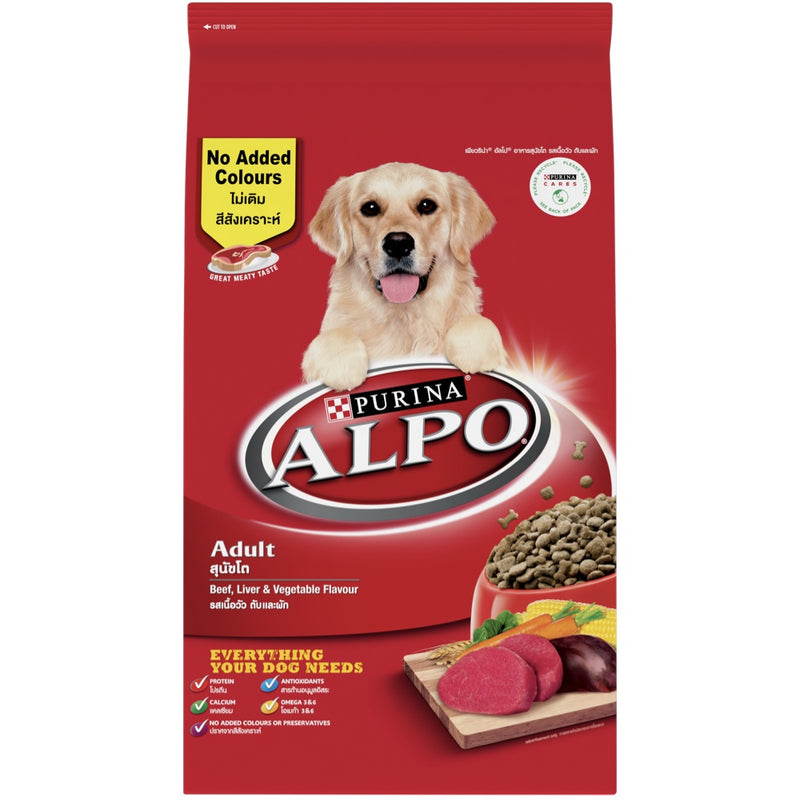 ALPO Beef, Liver & Vegetable Adult Dry Dog Food - 20Kg