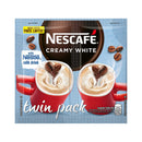 NESCAFE Creamy White 3-in-1 Coffee Twin Pack 51g - Pack of 20
