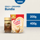 Nescafe Gold Premium Instant Coffee 200g + Coffee-mate Coffee Creamer 400g