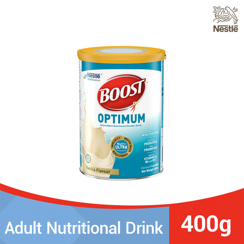 Boost Powder Box Boost Optimum Vanilla Adult Milk Powder 400g