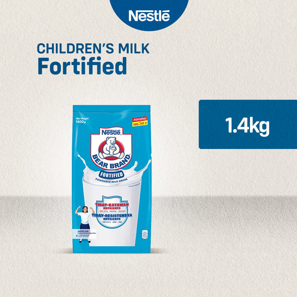BEAR BRAND Fortified Powdered Milk Drink 1.4kg
