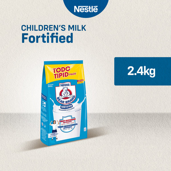 Bear Brand Fortified  Powdered Milk Drink 2.4kg