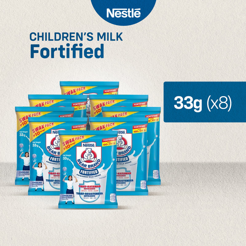 Bear Brand Fortified Powdered Milk Drink Swak Pack