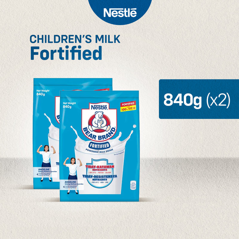 Bear Brand Fortified Powdered Milk Drink 840g