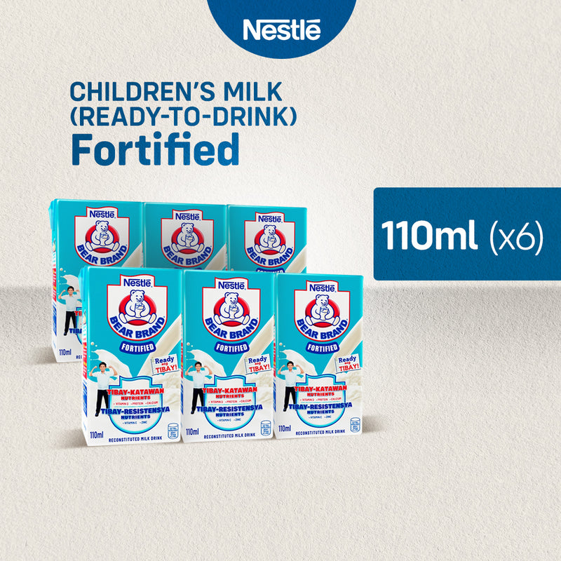 BEAR BRAND Fortified Ready-to-Drink 110ml - Pack of 6