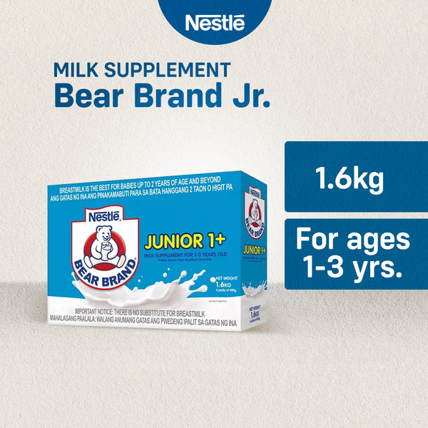 Bear Brand Junior Milk Supplement For Children 1-3 Years Old 1.6kg