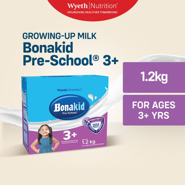 Bonakid Pre-School 3+ Powdered Milk Drink for Children Over 3 Years Old 1.2kg