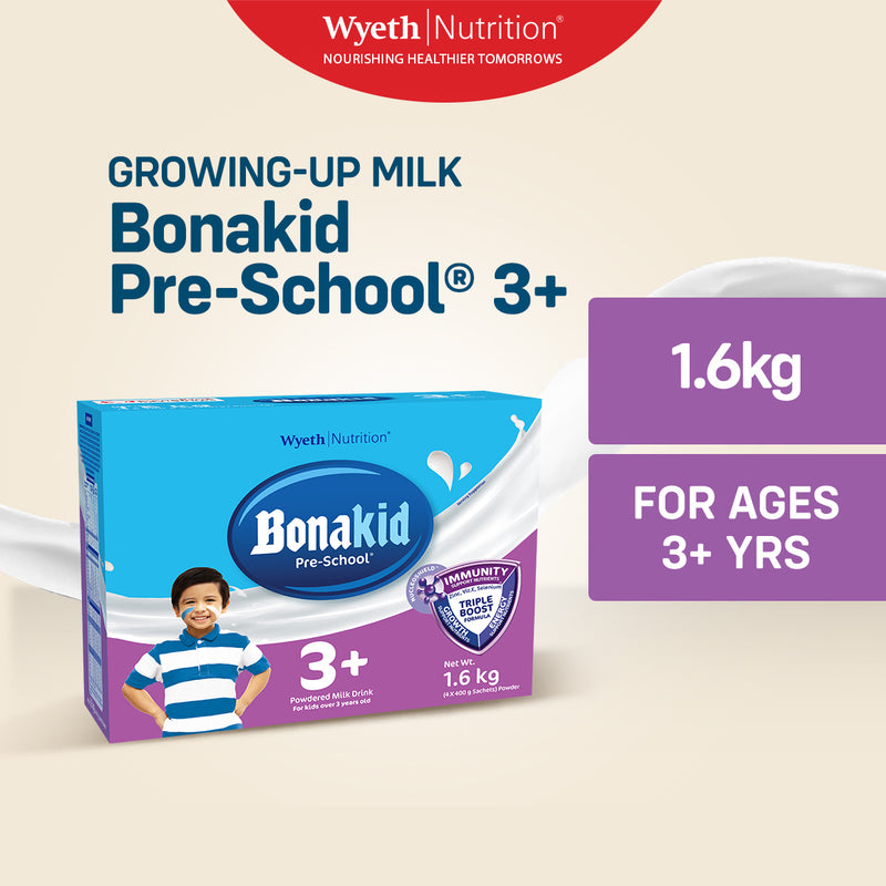 Bonakid Pre-School 3+ Powdered Milk Drink for Children Over 3 Years Old 1.6kg