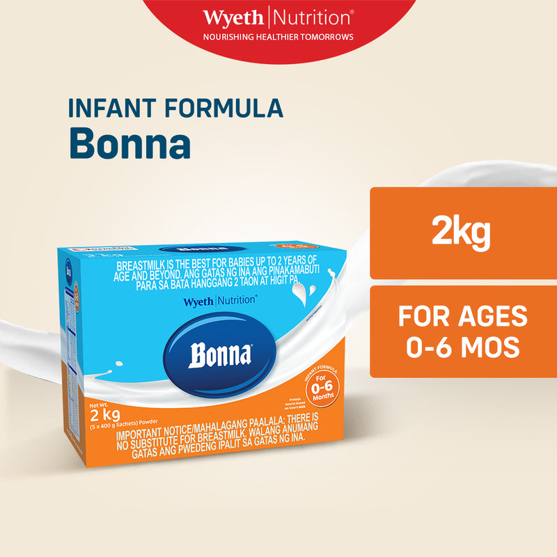 Bonna Stage 1 Infant Formula for 0 to 6 Months 2kg