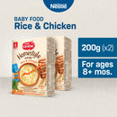 CERELAC Homestyle Meals Rice and Chicken Porridge 200g - Pack of 2