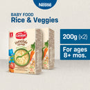 CERELAC Homestyle Meals Rice and Veggies Porridge 200g - Pack of 2