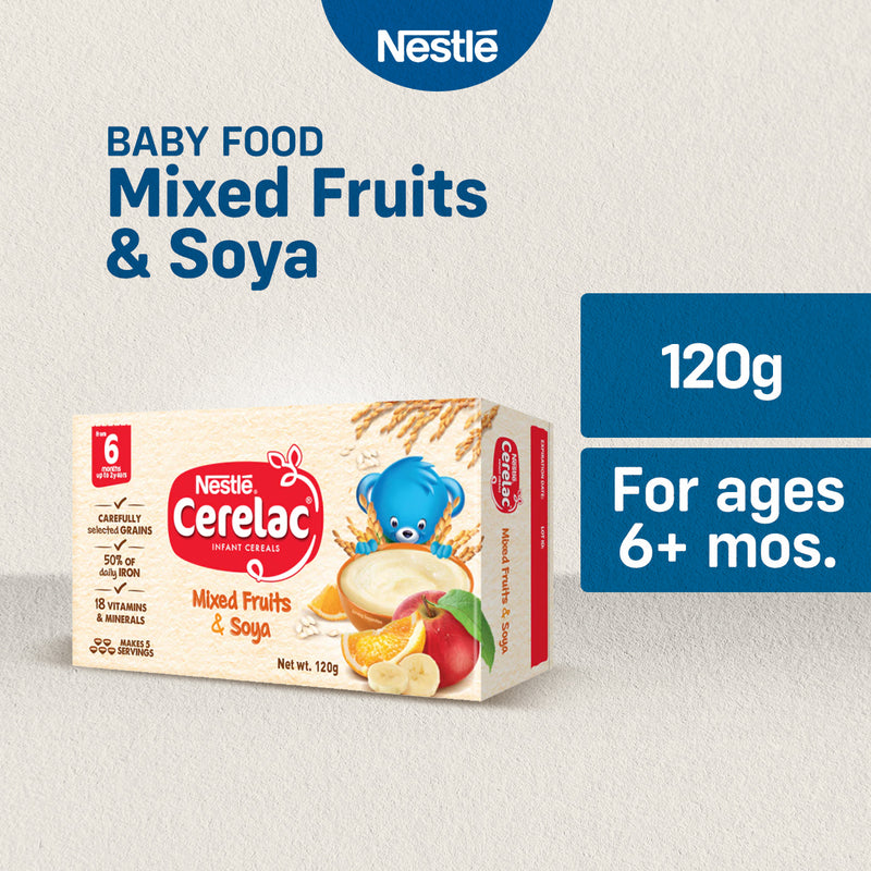 CERELAC Mixed Fruits and Soya Infant Cereal 120g