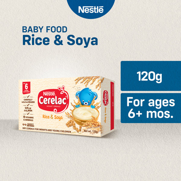 CERELAC Rice & Soya Infant Cereal 120g