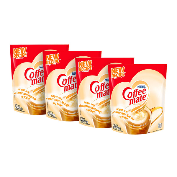 Coffee-Mate Coffee Creamer Stand-Up Pouch 220g Bundle of 4