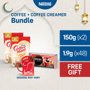 [FREE RAMADAN MUG] Nescafe Classic Instant Coffee 1.9g - Pack of 48 + Coffee Mate Coffee Creamer 150g x 2