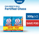 BEAR BRAND Fortified Choco Powdered Milk Drink 300g Pack of 2 SAVE P30