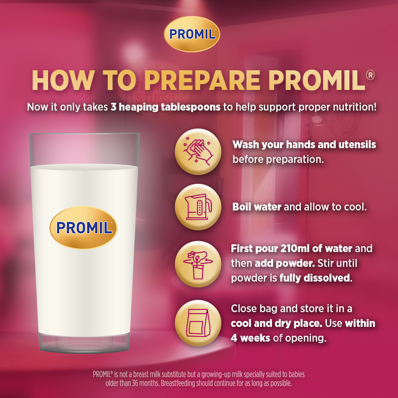 Promil Four Powdered Milk Drink for Children Above 3 Years Old 2.4kg