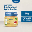 Gerber Applesauce Puree Baby Food 80g