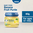 Gerber Banana Puree Baby Food 80g