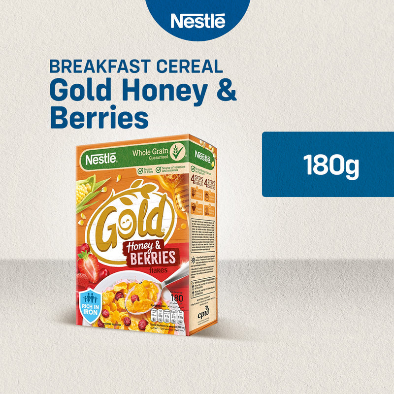 GOLD Honey and Berries Flakes 180g