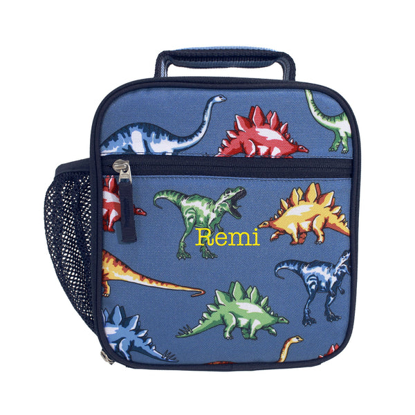 [NOT FOR SALE] Pottery Barn Kids Mackenzie Blue Multi Dino Lunch Box - NIDO