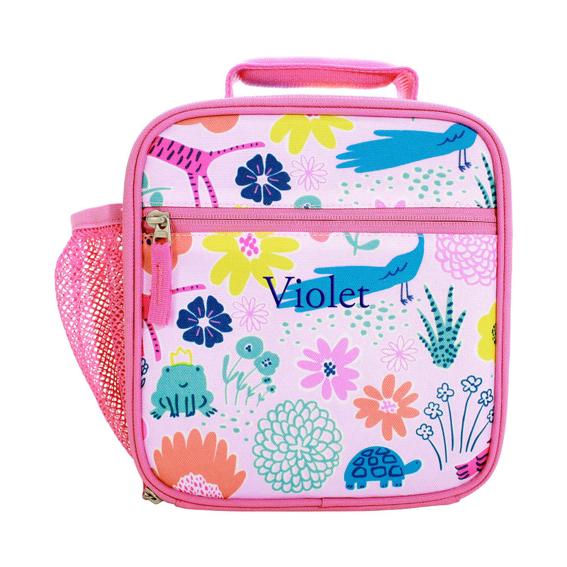[NOT FOR SALE] Pottery Barn Kids Mackenzie Pink Sasha's Garden Lunch Box - NIDO