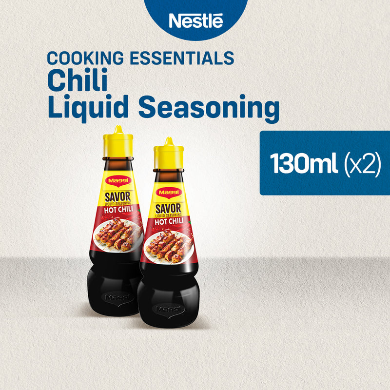 MAGGI Savor Liquid Seasoning Chilli 130ml - Pack of 2