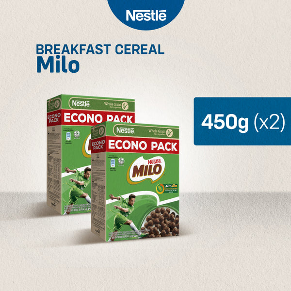 MILO Breakfast Cereal 450g - Pack of 2