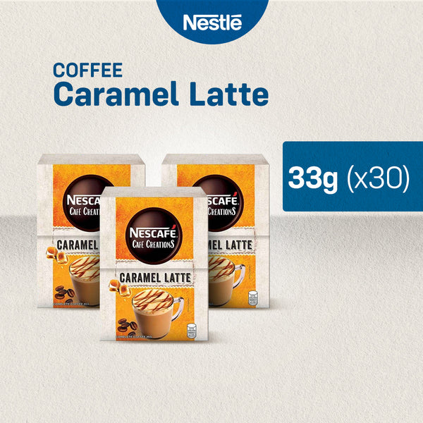 NESCAFÉ Cafe Creations Caramel Latte Coffee Mix 33g - Pack of 30