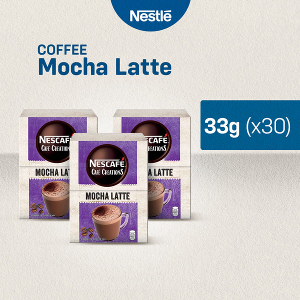 NESCAFÉ Cafe Creations Mocha Latte Coffee Mix 33g - Pack of 30