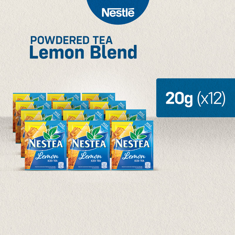 NESTEA Lemon Blend Iced Tea 20g - Pack of 12
