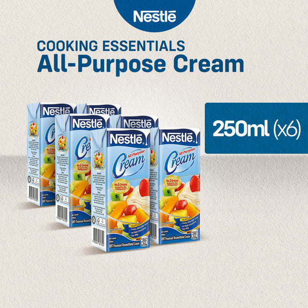 NESTLE All-Purpose Cream 250ml - Pack of 6