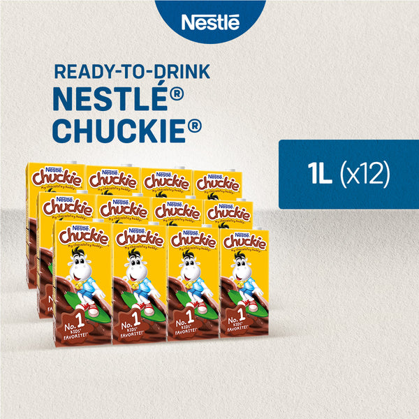 NESTLÉ CHUCKIE Chocolate Flavoured Milk 1L - Pack of 12