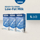 NESTLE Low Fat Milk 1L UHT - Pack of 3