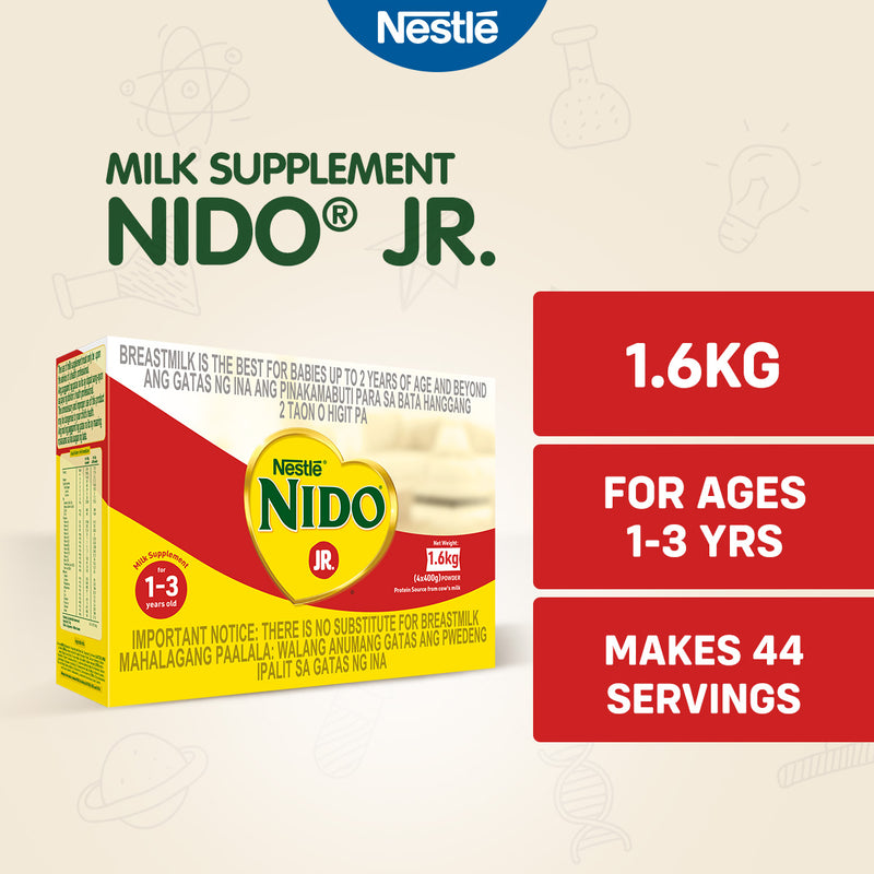 Nido Junior Milk Supplement for Children 1 to 3 Years Old 1.6kg