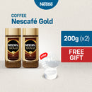[FREE RAMADAN LAMP] Nescafe Gold Premium Instant Coffee 200g - Pack of 2