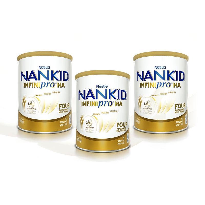 Nankid Infinipro HW Four Powdered Milk for Children Above 3 Years Old 800g