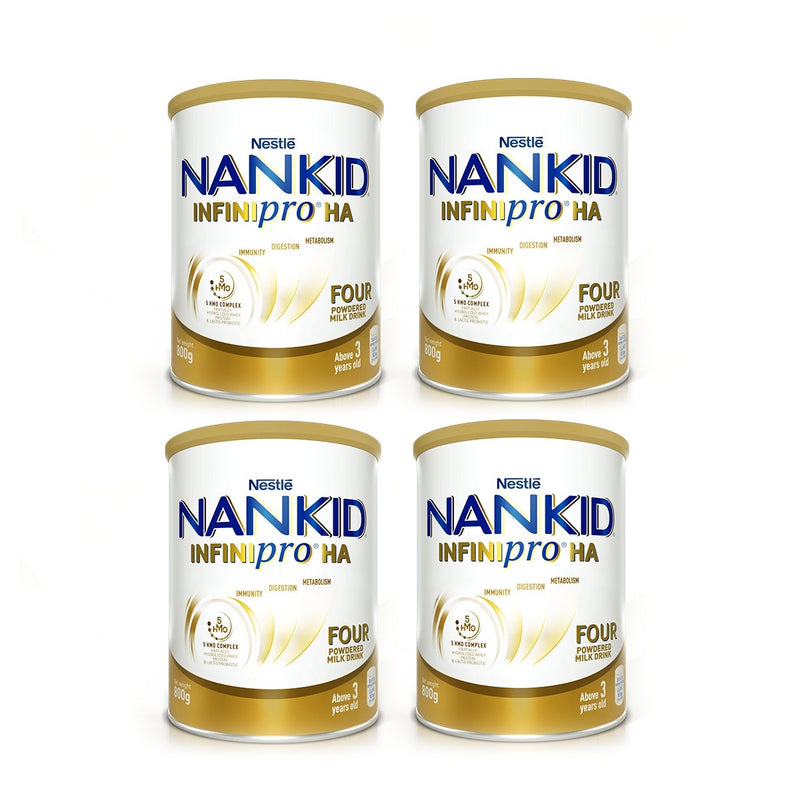 Nankid Infinipro HW Four Powdered Milk for Children Above 3 Years Old 800g